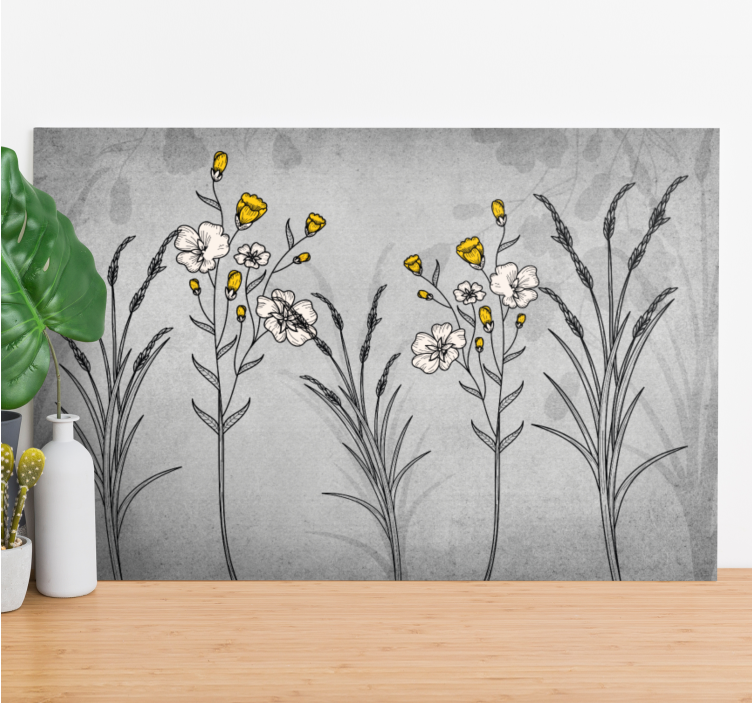 Tableau fleurs et plantes conception florale botanique - TenStickers