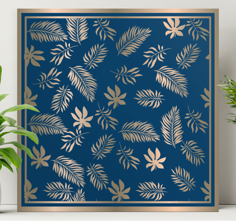 Tableau fleurs et plantes motif feuillage - TenStickers