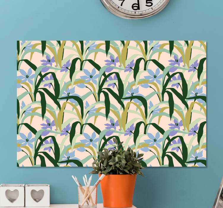 Tableau fleurs et plantes motif feuillage floral - TenStickers