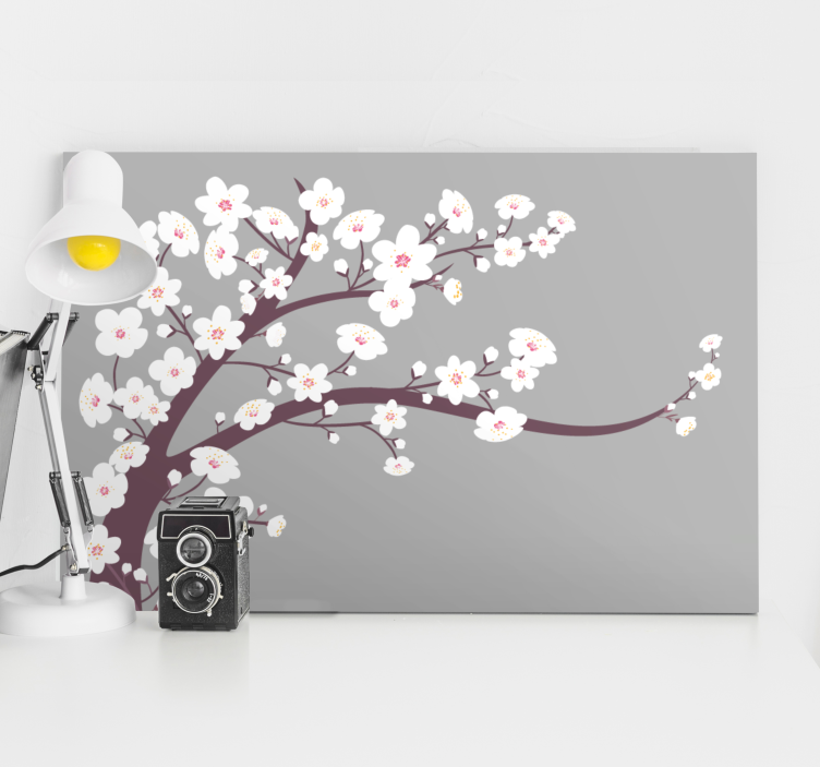 Tableau fleurs et plantes tige de fleur sakura - TenStickers