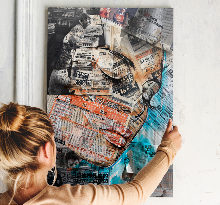 Tableau fruits expressions culturelles montage - TenStickers