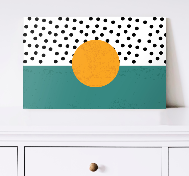 Tableau géométrique design géométrique audacieux - TenStickers