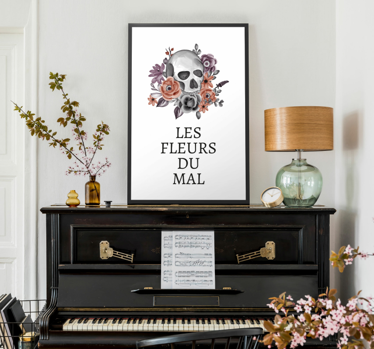 Tableau Les Fleurs du Mal - TenStickers