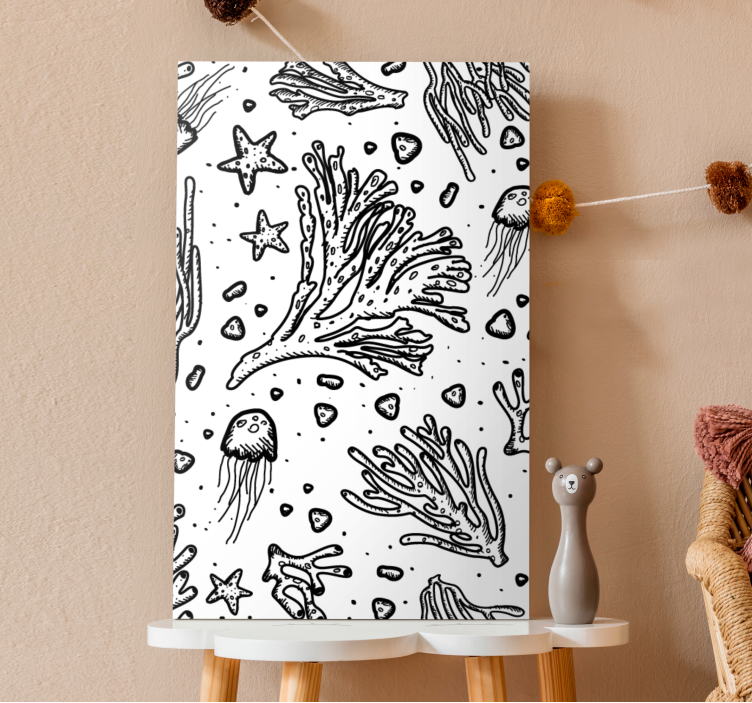 Tableau mer vie de récif corallien - TenStickers