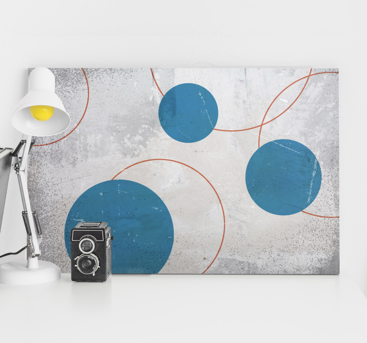 Tableau moderne art style brutalisme - TenStickers