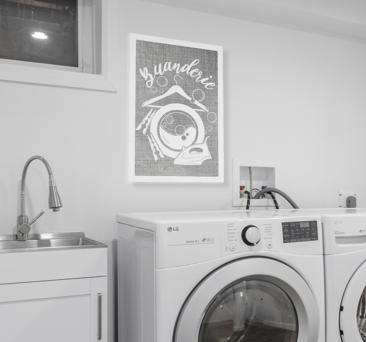 Tableau moderne buanderie - TenStickers