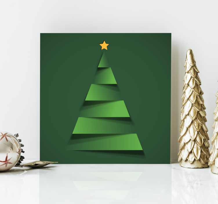 Tableau de noël sapin de noël moderne - TenStickers