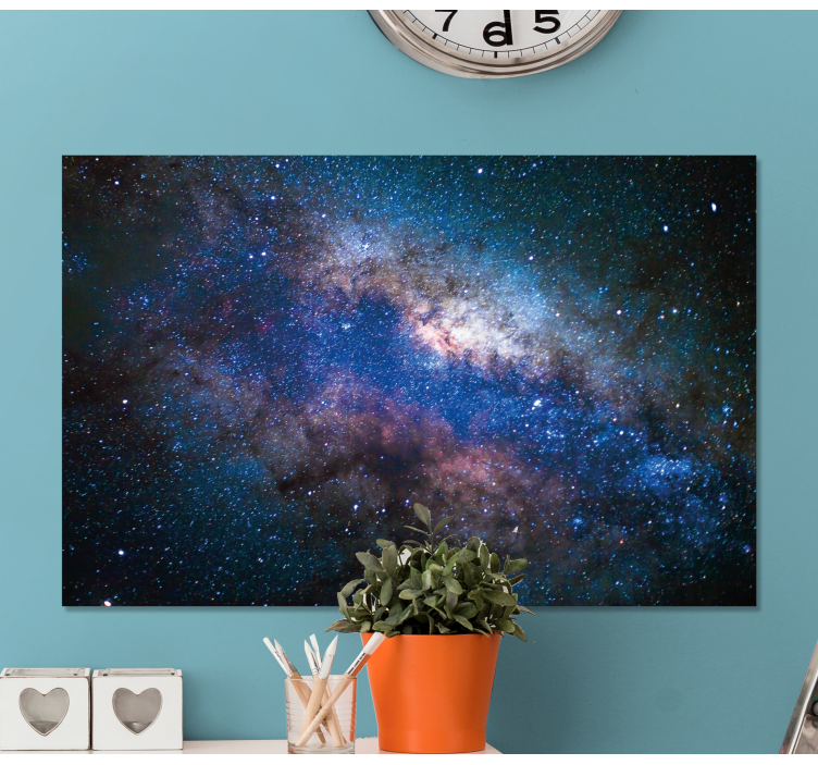 Tableau paysage Galaxie silencieuse avec des étoiles - TenStickers