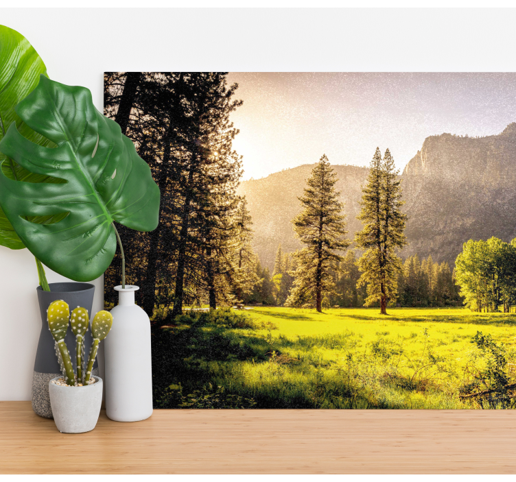 Tableau paysage montagnes majestueuses - TenStickers