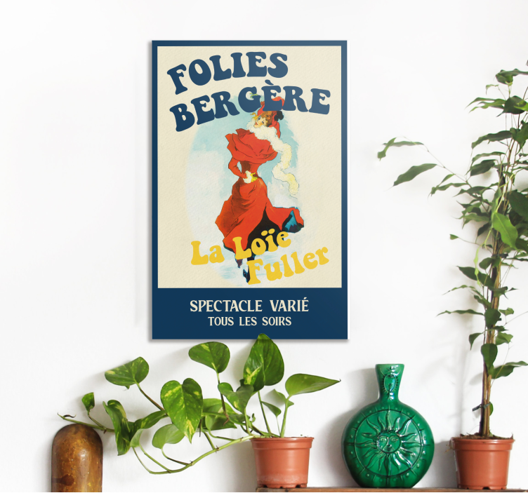 Tableau folies bergère affiche - TenStickers