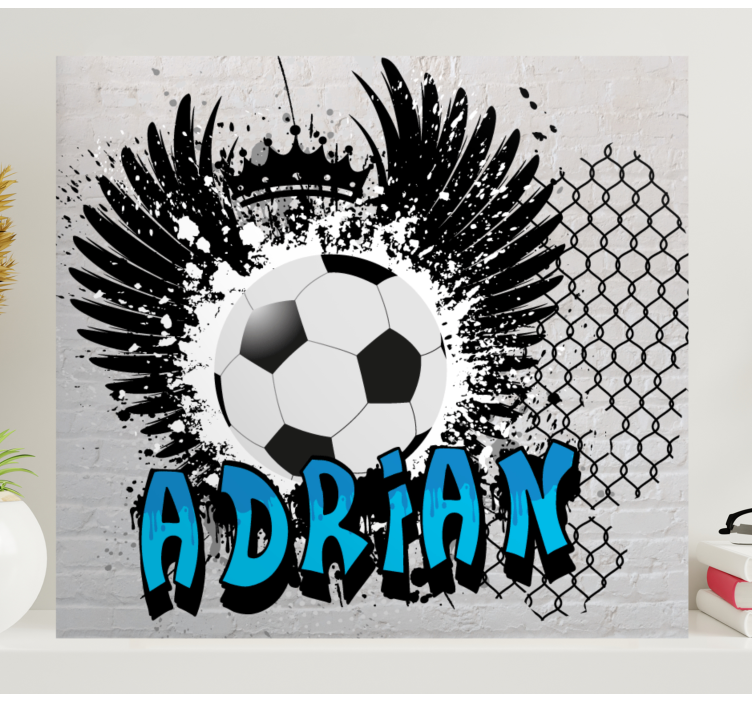 Tableau sports design inspiré du football - TenStickers