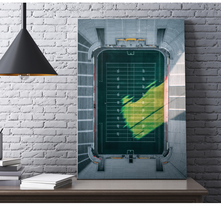 Tableau sports vue aérienne du stade - TenStickers