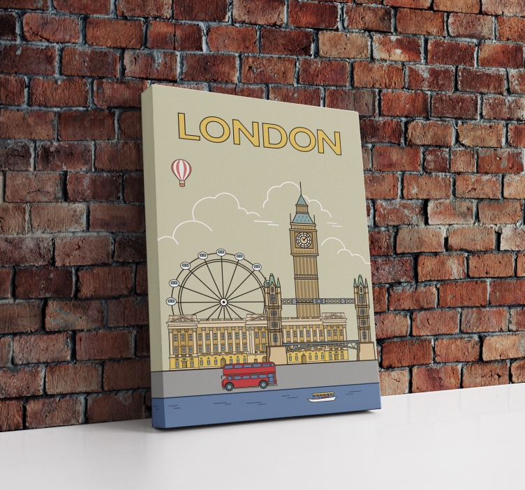 Tableau ville de Londres - TenStickers