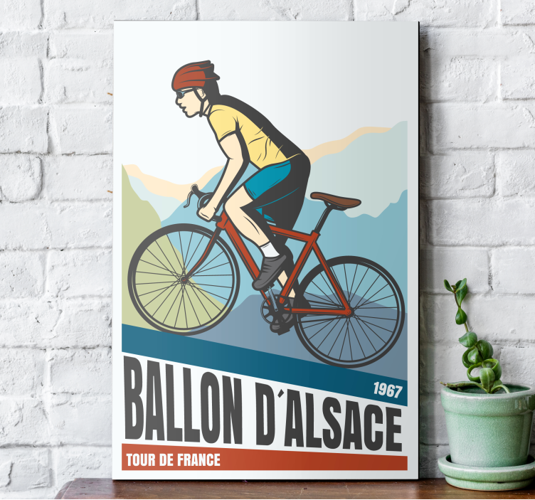 Tableau Tour de France étape du Ballon d'Alsace - TenStickers