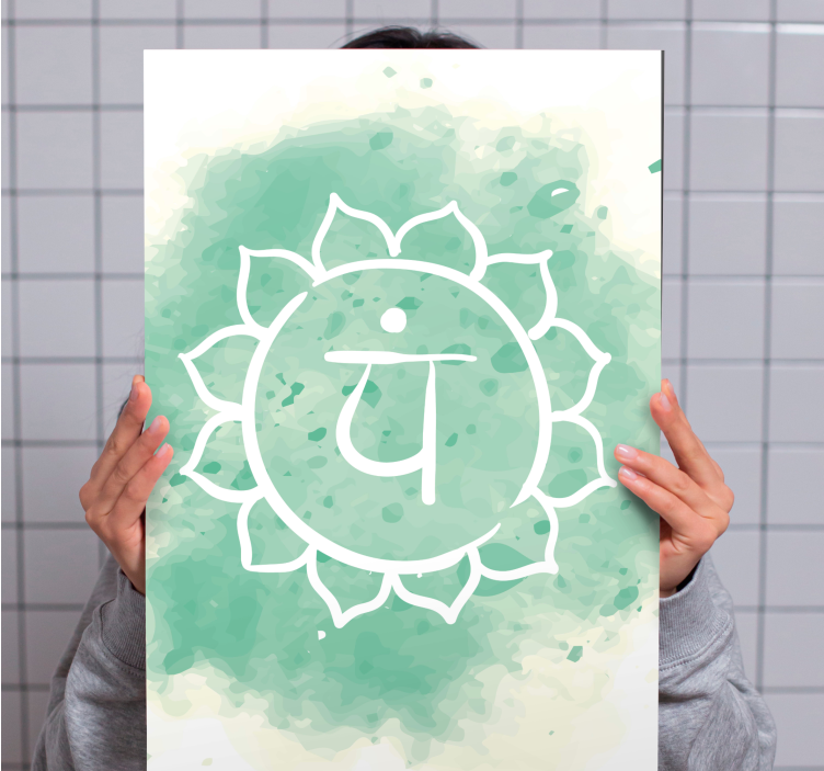 Tableau zen symbole de méditation - TenStickers