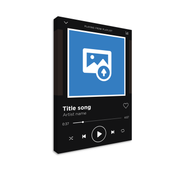 Tableau thème musique Spotify misic - TenStickers