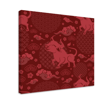 Tableau rétro Modèle vintage de style chinois - TenStickers