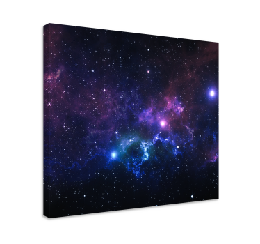 Tableau paysage Univers avec des milliers d'étoiles - TenStickers