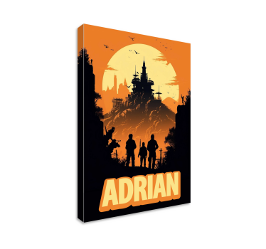 Tableau jeux vidéo aventure personnalisable - TenStickers