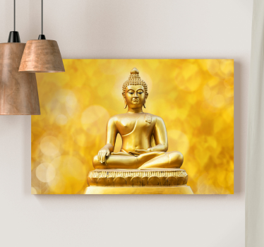 Tableau bouddha Triptico buda - TenStickers