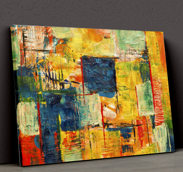 Tableau moderne Mosaïque colorée - TenStickers