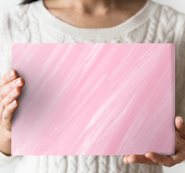 Tableau art tableau rose style kawaii - TenStickers