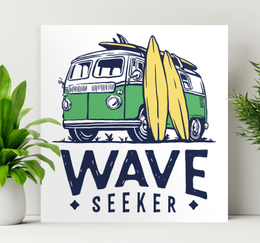 Tableau décoratif Camion de surfeur - TenStickers