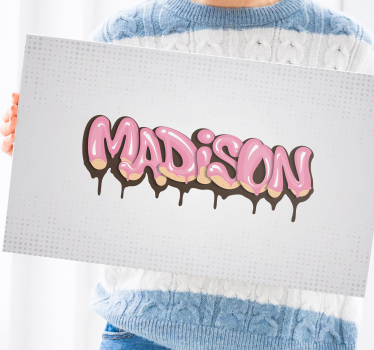 Tableau graffiti personnalisable pour les jeunes - TenStickers
