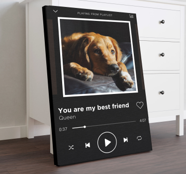 Tableau thème musique Spotify misic - TenStickers