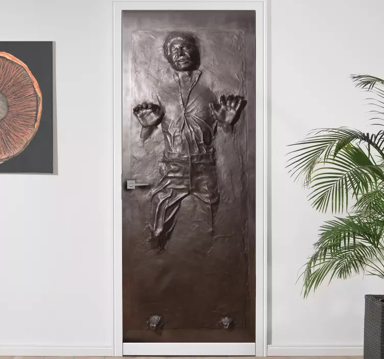 Sticker frigo Han Solo carbonite - TenStickers