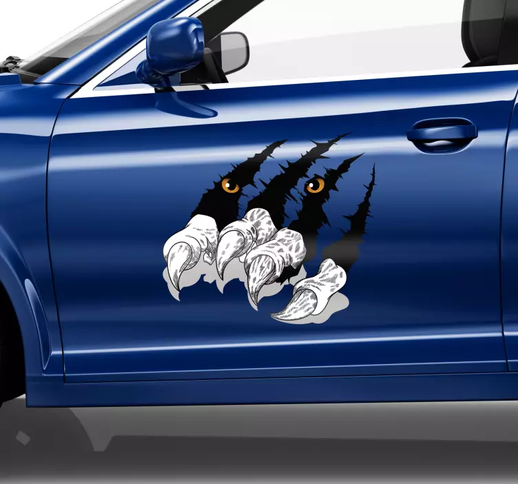 Autocollant 3D Griffes de Tigre - TenStickers