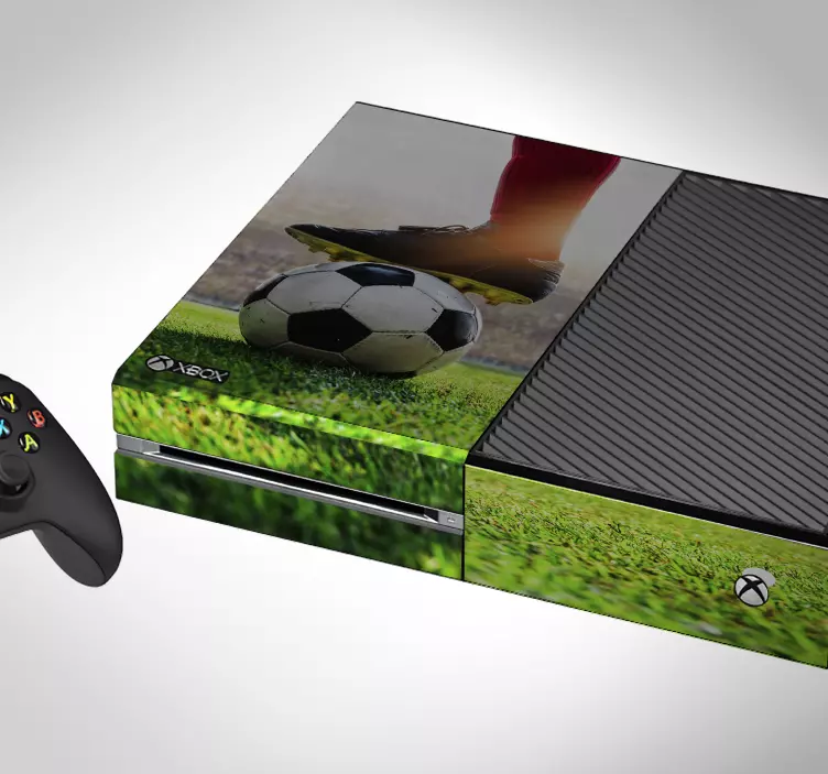 Sticker xbox coup de pied au soccer - TenStickers