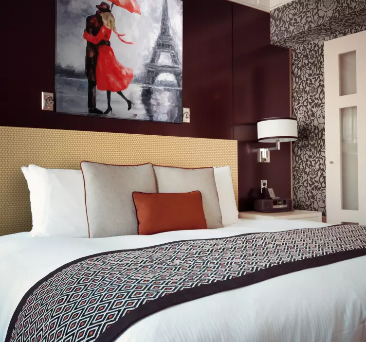 Sticker Meuble texture style osier - TenStickers