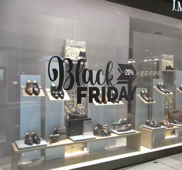 Sticker Black Friday personnalisé - TenStickers