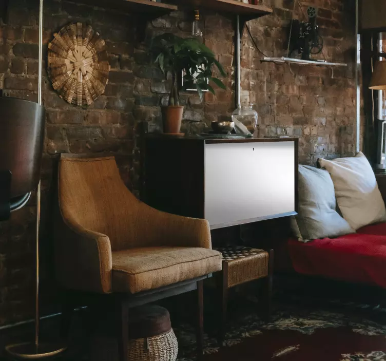 Adhésif meuble couleur blanche - TenStickers