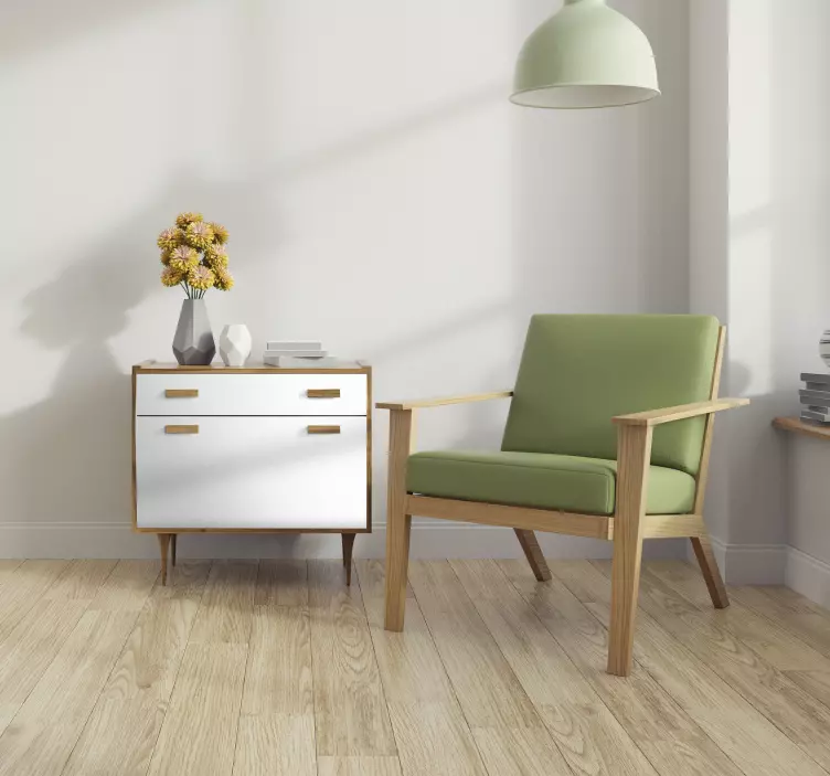 Adhésif meuble couleur blanche - TenStickers