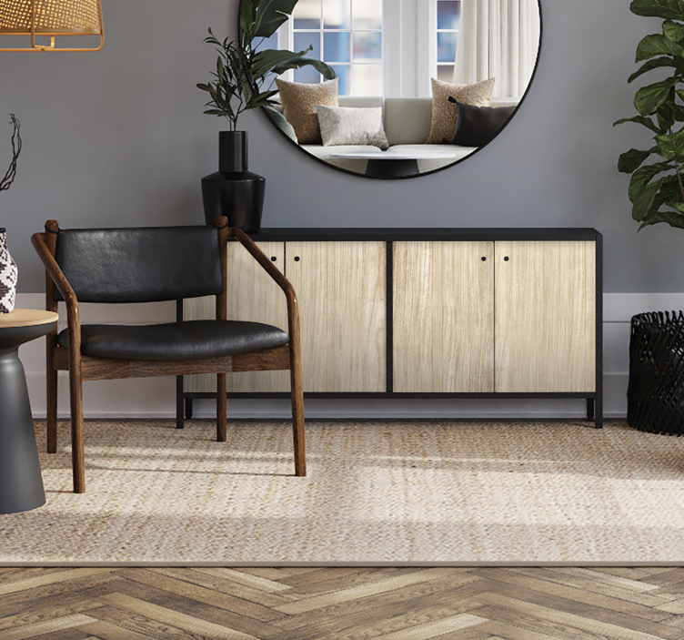 Adhésif meuble effet bois de couleur claire - TenStickers