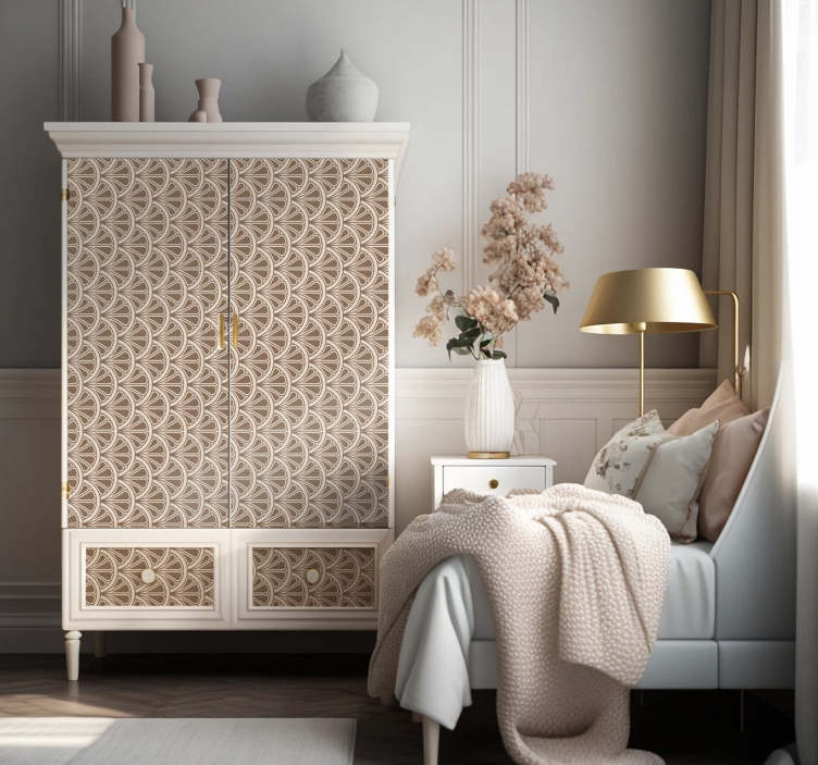 Adhésif meuble vintage art déco - TenStickers
