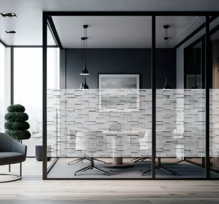 Sticker fenêtre texture translucide - TenStickers