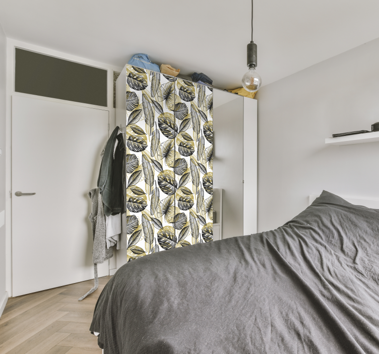 Adhésif meuble plantes tropicales élégantes - TenStickers