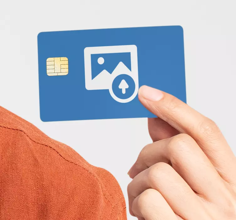 Stickers carte bleue personnalisable - TenStickers