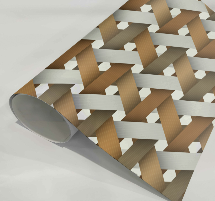 Adhésif meuble bois blanc style scandinave - TenStickers