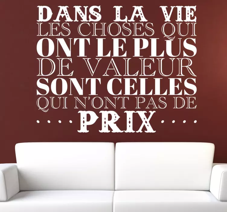 Sticker dans la vie - TenStickers