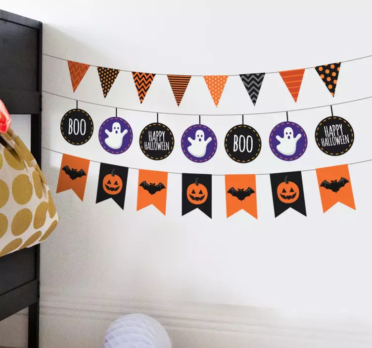 Sticker banderole Halloween - TenStickers