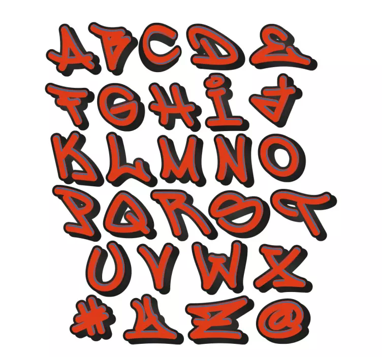 Sticker graffiti motif gamer avec prénom - TenStickers