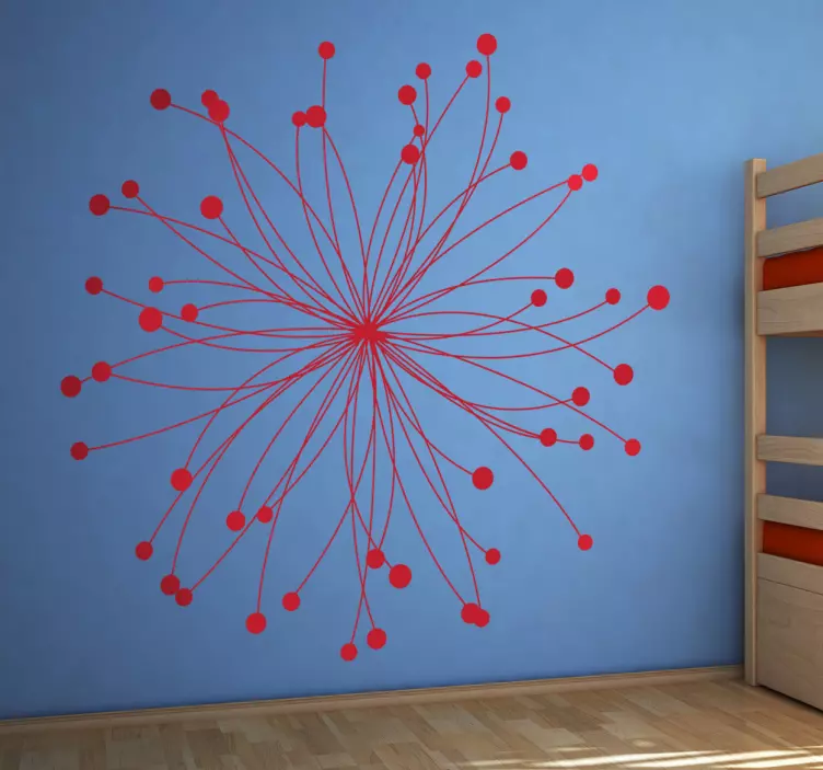 Sticker décoratif étoile rosace - TenStickers