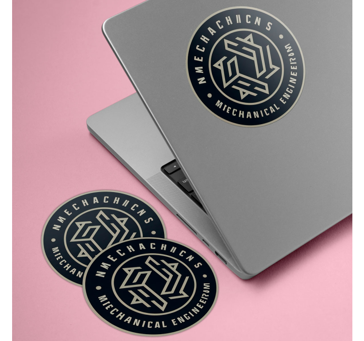 Autocollant rond personnalisé avec logo - TenStickers