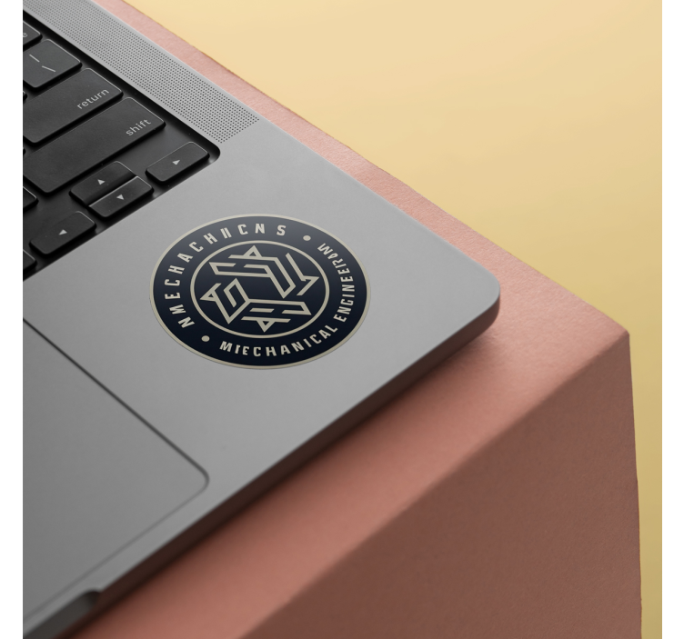 Autocollant rond personnalisé avec logo - TenStickers