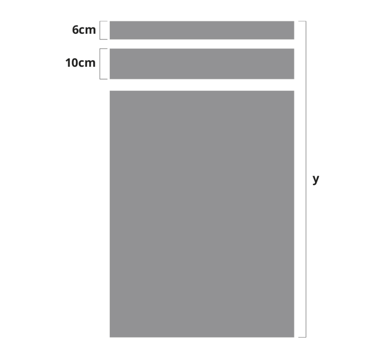 Sticker lignes translucides pour porte - TenStickers