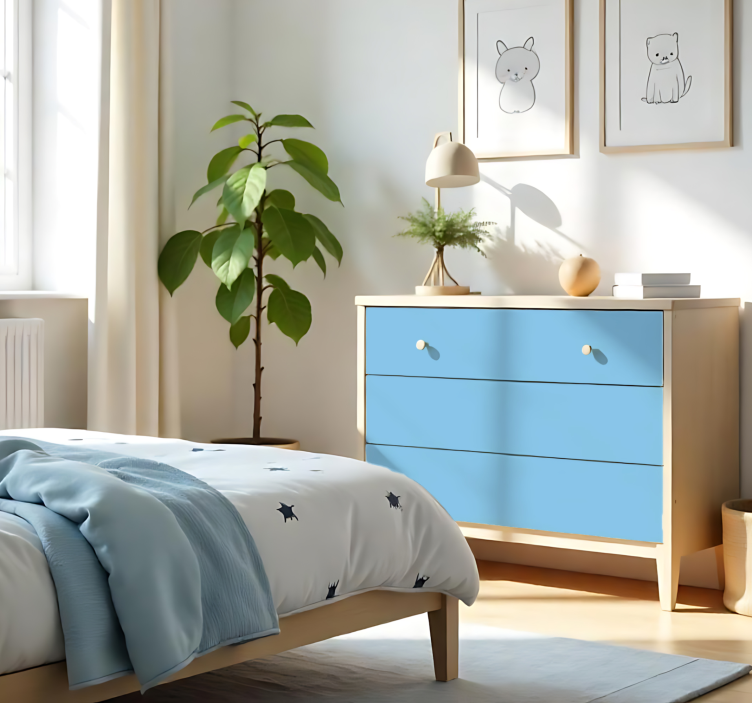 Papier adhésif - Bleu Ciel - TenStickers